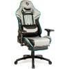 Afbeelding van Gaming stoel met kussen – grijs/zwart/blauw – 84 x 52 / 48 x 50 cm 1 Stuks [BMD1118A] - 01 BMD1118A web