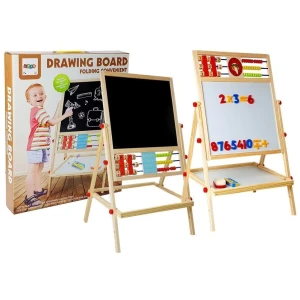 Afbeelding van Houten tekenbord, magneetbord - klok, cijfers 1 Stuks [DA00242] - 01 DA00242 REG