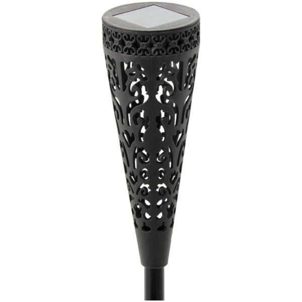 Afbeelding van Solarlamp – 7 x 7 x 40 cm – warm wit – zwart 1 Stuks [DA01191] - 01 DA01191 web