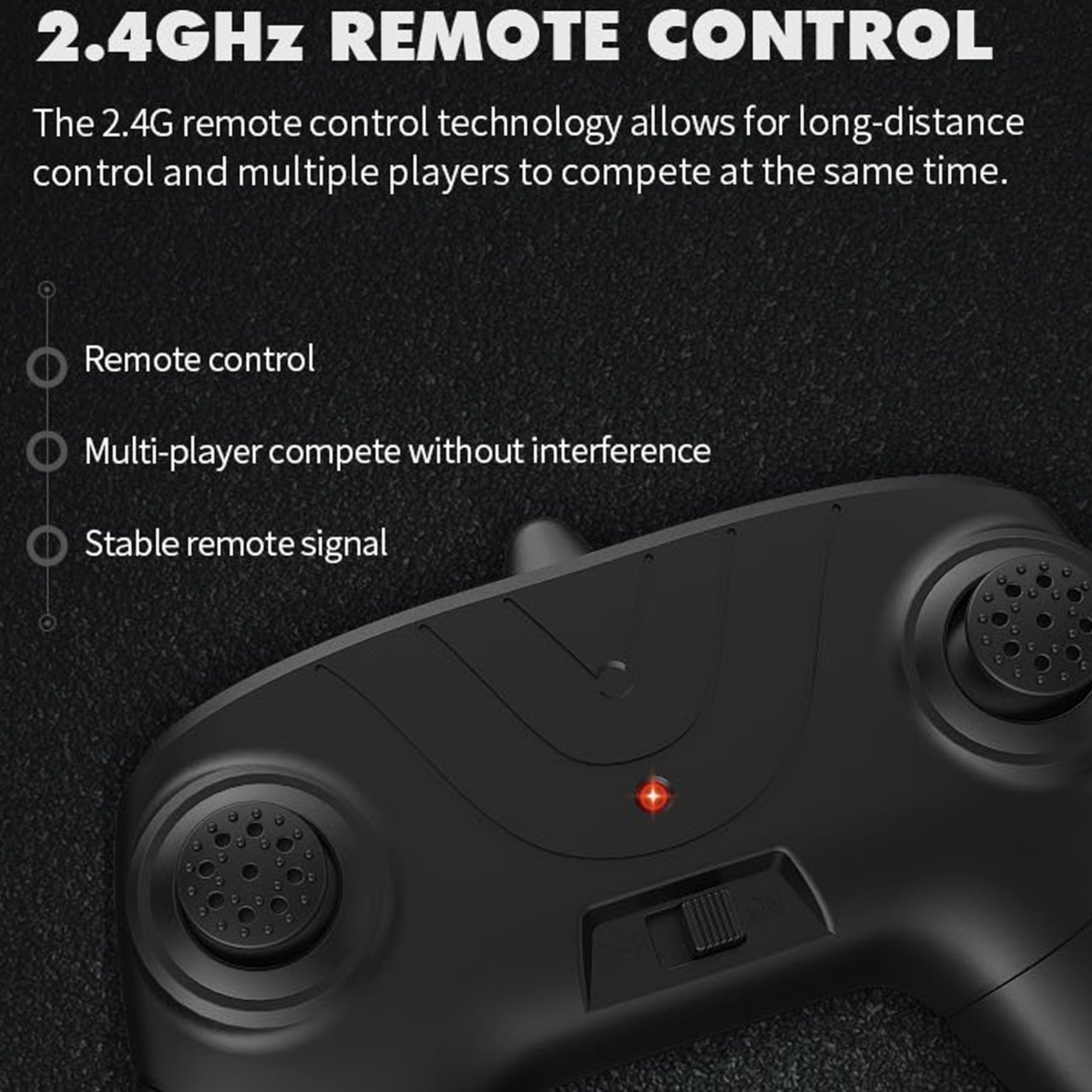 Afbeelding van HyperWheels - Bestuurbare Auto voor Jongens - Speelgoed Stuntauto voor Binnen of Buiten - Blauw met Groen -