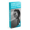 Afbeelding van Bewello Rain Handdouche - Douchekop Ø 11 cm -3 Standen - Regen - Mist - Regen en Mist - Zwart Mat - 0227