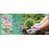 Afbeelding van 3 paar Werkhandschoenen Dames - Tuinhandschoenen - L - Herbuikbaar - 3x verschillend design - BPK - 023c 08d9