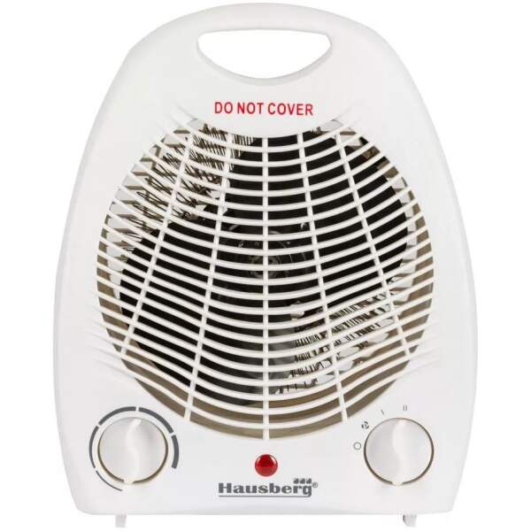 Afbeelding van Elektrische kachelventilator – 1800 – 2000W – wit 1 Stuks [DA00892] - 02 DA00892 web