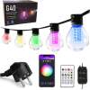 Afbeelding van Garden of Eden - Lichtsnoer voor Binnen of Buiten op Netstroom - Multicolour - 7.5m - met App en Bluetooth