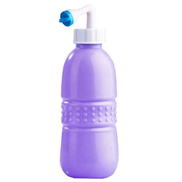 Afbeelding van Vaginale Douche - 450 ml - Paars - Peri Bottle - Intieme Verzorging - Inwendige Douche - Inwendige Reiniging