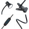 Afbeelding van Flexibele bureaulamp - clip-on - USB - instelbare helderheid en kleurtemperatuur LED - metaal 1 Stuks [20258]