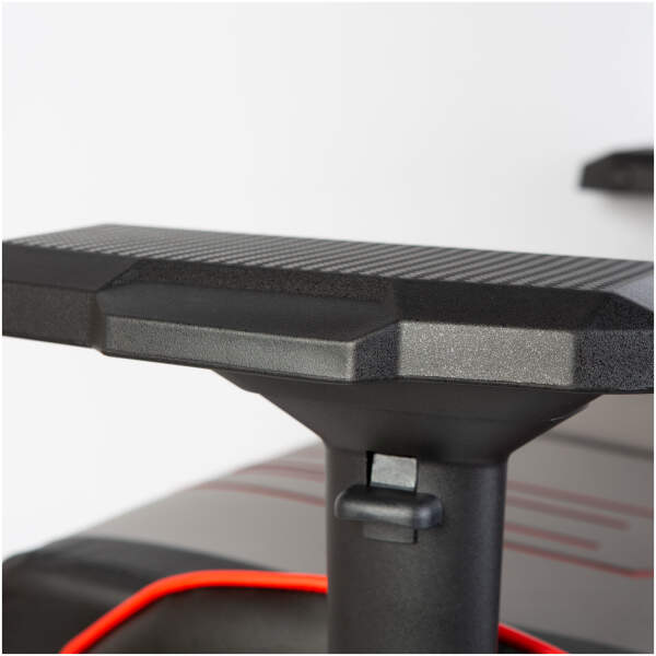 Afbeelding van Gaming stoel met kussen – grijs/zwart/rood – 84 x 52 / 48 x 50 cm 1 Stuks [BMD1118B] - 03 BMD1118B web