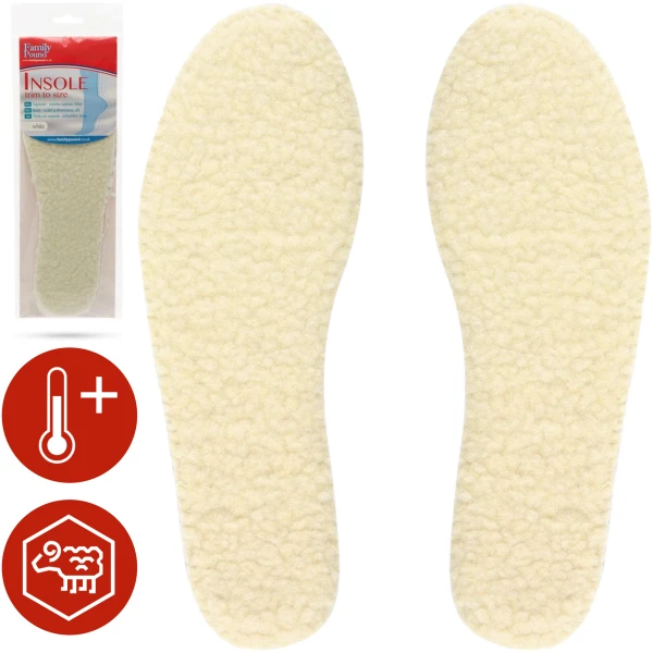 Afbeelding van Family Pound Thermo Inlegzolen - Op maat te knippen - Inlegzolen Heren en Dames - Lekker Warm - Maat
