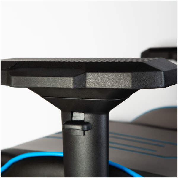 Afbeelding van Gaming stoel met kussen – grijs/zwart/blauw – 84 x 52 / 48 x 50 cm 1 Stuks [BMD1118A] - 04 BMD1118A web