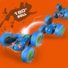 Afbeelding van HyperWheels - Bestuurbare Auto voor Jongens - Speelgoed Stuntauto voor Binnen of Buiten - Blauw met Groen -