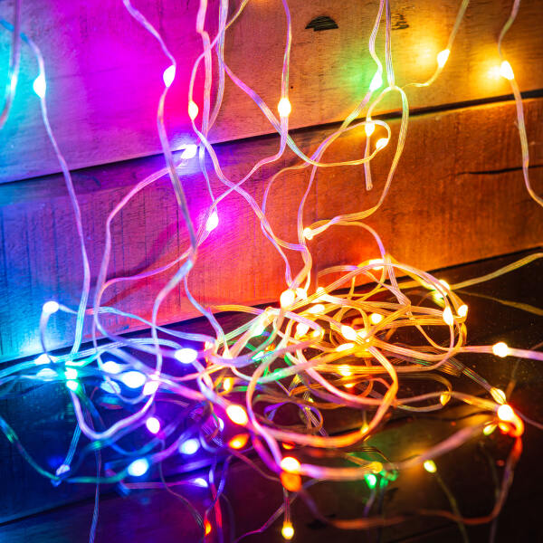 Afbeelding van Slimme verlichting - Gekleurd Lichtsnoer Kerstverlichting voor binnen of buiten - Smart met APP en Bluetooth