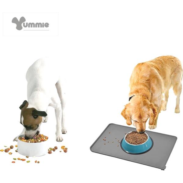 Afbeelding van Placemat Onderlegger Voerbak voor Hond en Kat - Grijs - 48x30cm - Anti-Slip - 0c65 4d81 49b1 97b6 c5778486c4e2