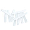 Afbeelding van Handy - Lijmpistool Vullingen - Lijmpatronen 11MM Rond - 100MM Lang - Lijm Patronen voor Lijmpistool O.A.