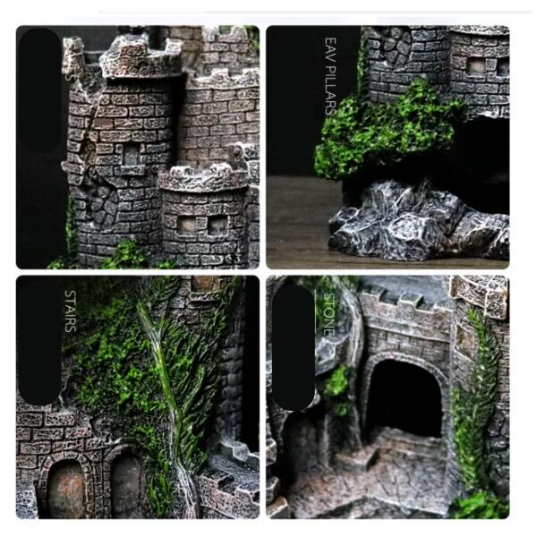 Afbeelding van Aquarium Decoratie - Ornamenten - Kasteel - 0dcf f1e4 4bd3 af20 d64a5f7f4739