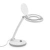Afbeelding van Handy - Bureau Loeplamp op Standaard - Vergrootglas met verlichting - Op Netstroom - 100MM Glas - Loep Lamp -