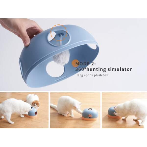 Afbeelding van 3-in-1 Interactief Kattenspeelgoed - Food Maze - Voederpuzzel - Blauw / Roze - 1213 b0a1 4b61 9b97