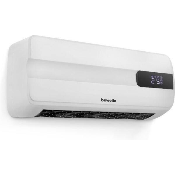 Afbeelding van Elektrische Verwarming Kachel Wand Hangend met Thermostaat - Ventilator Functie - Wandbevestiging - tot 30m2