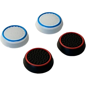 Afbeelding van Thumb Grips - 4 stuks - 2 paar Duimgrips - Wit & Zwart - Passend maar niet gemaakt door Nintendo Switch,