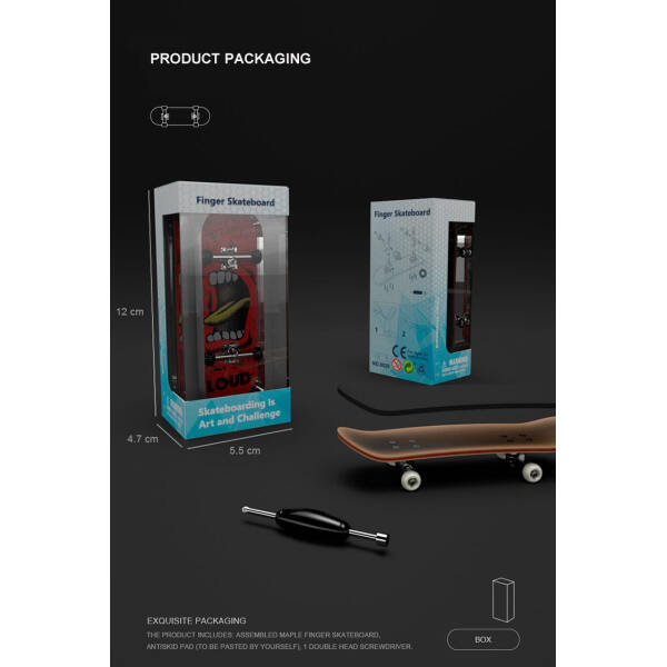 Afbeelding van Fingerboard PRO met Griptape - ''LOUD'' - Vinger Skateboard - Vingerboard - Mini