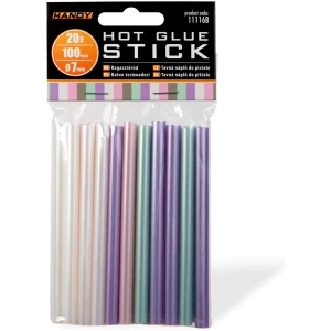 Afbeelding van Handy - Lijmpistool Vullingen Parelmoer Kleuren - Lijmpatronen 7MM Rond - 100MM Lang - Lijm Patronen voor