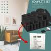 Afbeelding van 300x N'JOY LIFE Premium Viltjes Stoelpoten - Zwart - Zelfklevend Anti Kras Meubelvilt voor Meubels - 300
