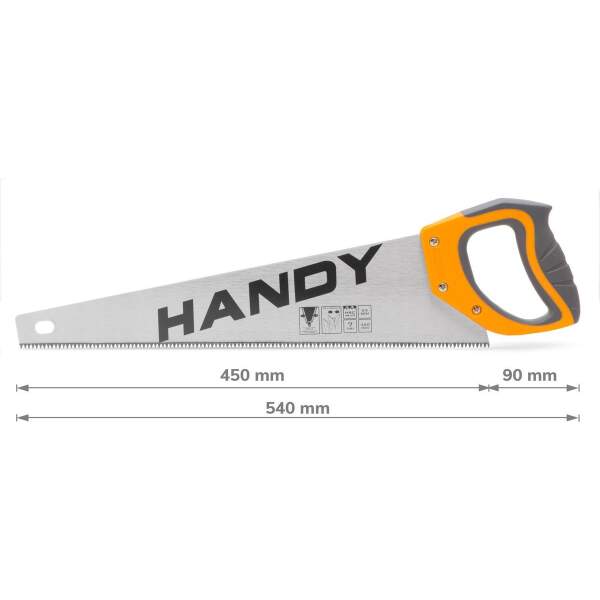 Afbeelding van Handy - Handzaag 540MM - Zaag voor o.a. Hout - Gehard Zaagblad - Houtzaag - 1875 1aa0 40c1 ab33 86d6f705ff01