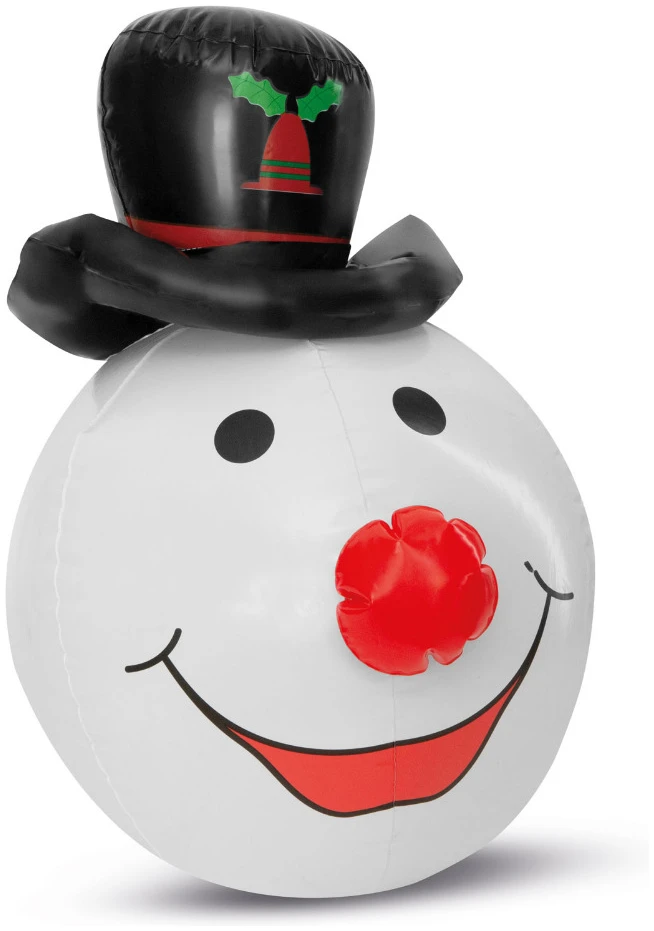 Afbeelding van Kerstverlichting Buiten op Batterijen - Reuze Sneeuwpop Kop Verlicht +-50cm - Verlicht bij botsing 15