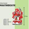 Afbeelding van N´JOY Life - Robot speelgoed - Rood 5 in 1 - Robots - Politie - Brandweerauto - Bouwpakket - Speelfiguren