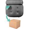 Afbeelding van Luxe Home Spa Badkussen met zuignappen - Extra zacht - Voor Nek en Rug - Kussen voor in Bad - Antislip -