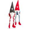 Afbeelding van Kerstdecoratie voor binnen - Kabouter Gnome Dwerg - 2 Stuks - 50cm - Groot - Gnomes - Kerstkabouter - 1bd0