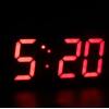 Afbeelding van Digitale LED Klok Wekker met Rood Licht - op USB (incl.) - Tafelklok voor Slaapkamer - Game Kamer - 24 x 9,4