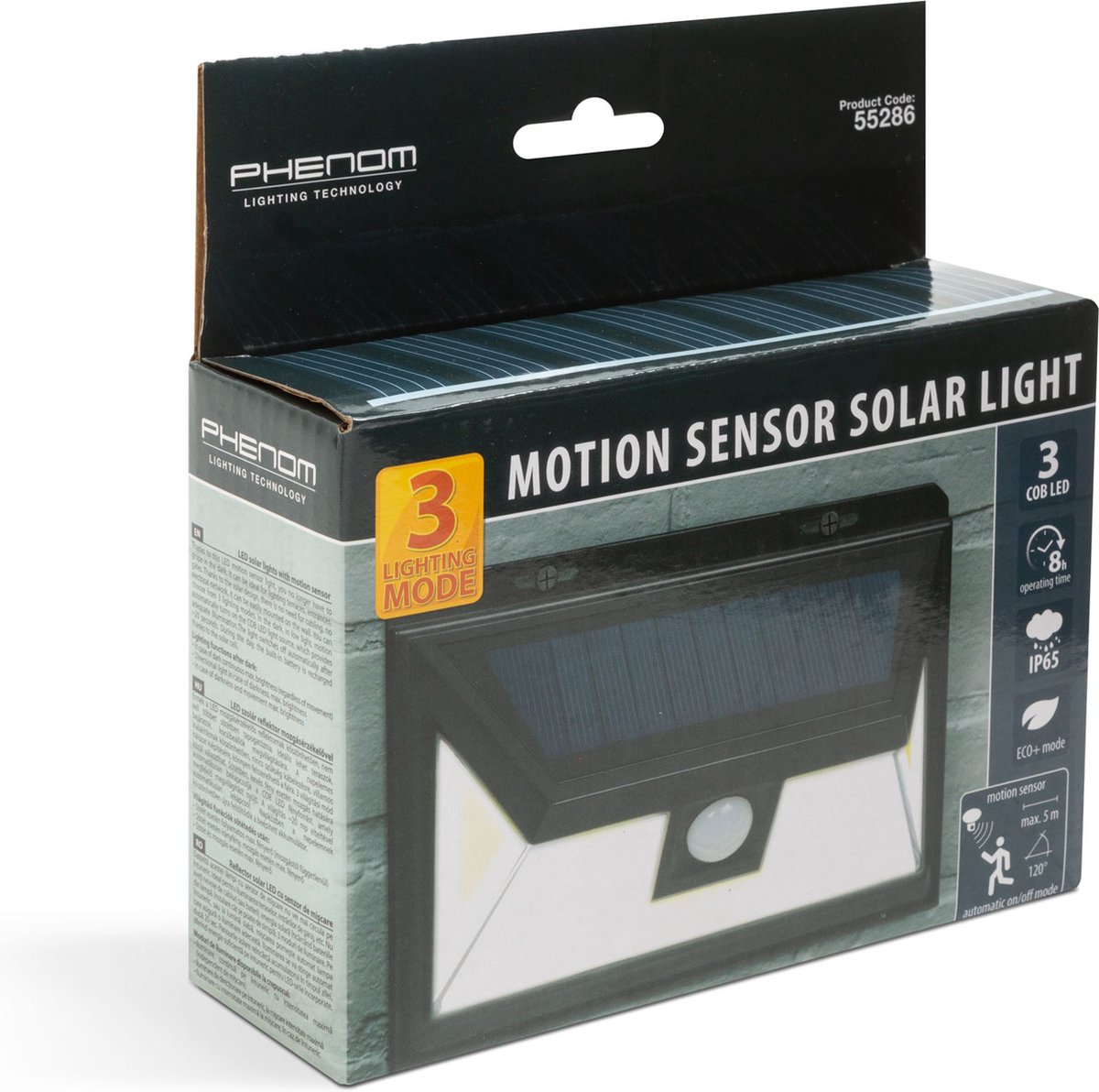 Afbeelding van Solar Wandlamp voor Buiten op Zonne-Energie - Spot Schijnwerper Lamp met Bewegingssensor - IP65 - 1d3b a788