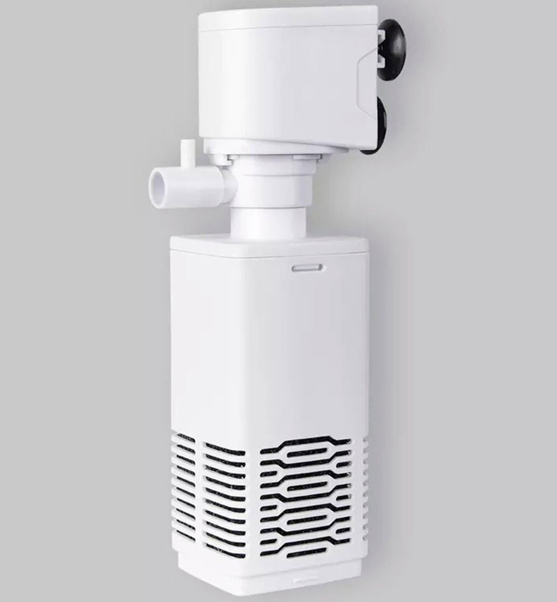 Afbeelding van Aquarium Filter Pomp - WIT - Wasbaar Filter - 230V - 650L/h - Aquariumfilter voor Zuurstof en Filtratie -