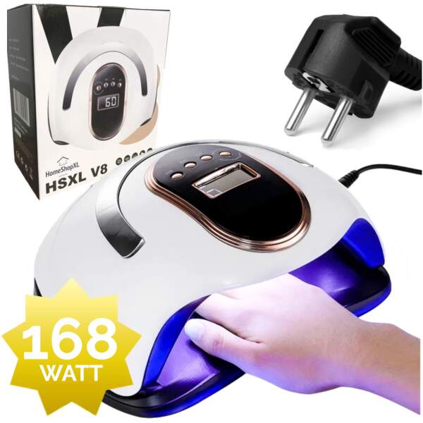 Afbeelding van HSXL V8 - Professionele Nageldroger voor Gel Nagels - Nagellak Droger met UV LED Lamp en Timer voor Gelnagels