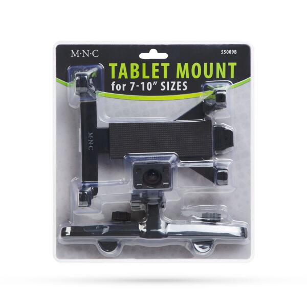 Afbeelding van MNC - Tablethouder - Universele Tablet Houder Auto Hoofdsteun - Zwart - 7-10" - 22 x 15 x 15 cm - 20d4