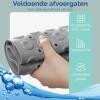 Afbeelding van HSXL - Antislipmat - 88x40CM - Incl. Netspons - Antislip Douchemat / Badmat Grijs met Zuignappen – Mat voor