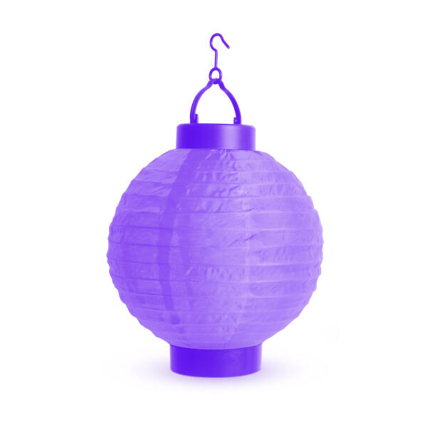 Afbeelding van Set van 7 - Gekleurde Lampionnen Feest Versiering – op Batterijen - Decoratie Slinger – Leuk voor Happy