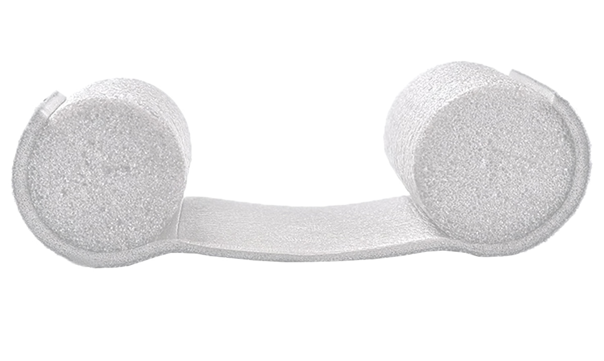 Afbeelding van HSXL Dubbele Tochtstopper voor Deur - 91 cm - Op maat te knippen - Wit - Tochtrol voor binnen Deuren -