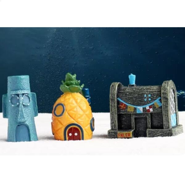 Afbeelding van Aquarium Decoratie MINI - Ornamenten - Set van 3 - BPK - 23b2 9f38 4556 bbd5 12b6d3dfe3fc