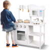 Afbeelding van Houten Keuken Speelgoed - Speelkeuken - Kinderkeuken - Speelkeukentje Inclusief Keukengerei - 85x30x60 cm -