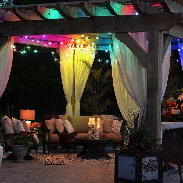 Afbeelding van Garden of Eden - Solar Lichtsnoer voor Binnen of Buiten op Zonne-Energie - Multicolour - 6.5m - met App en