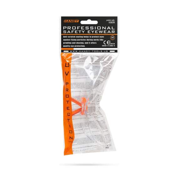 Afbeelding van Handy - Professionele Veiligheidsbril Transparant - Vuurwerkbril - met UV bescherming - 2bf1 6d2e 422d aa7a
