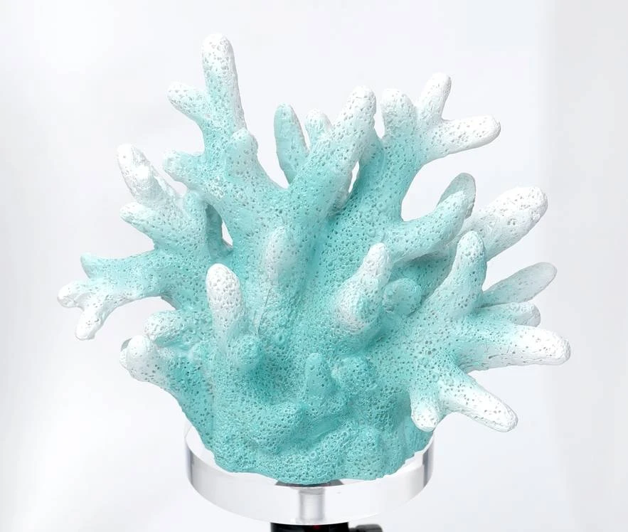 Afbeelding van Aquarium Decoratie - Ornamenten - 1 Stuk - Blauw Koraal Rif - 17x8x14cm Groot - 2e14 4616 4707 9a32