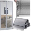 Afbeelding van HSXL - Vliegengordijn voor Deur - Hordeuren - 90x230 cm - Hoge Kwaliteit - 2 Laags Rubberen Lamellenhor -