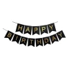Afbeelding van 18 Jaar Zwart & Goud Verjaardag Decoratie Versiering - 25 delig - Ballonnen - BPK - 30fb f8c8 4386 9225