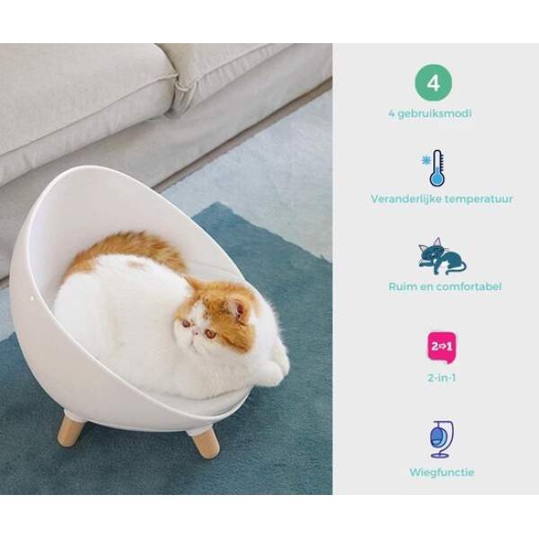 Afbeelding van MS Duku Cat Nest - Kattenmanden - Kattenmand - Comfortabel Kattenbed – Katten Mand - Esthetisch Ontwerp -