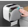 Afbeelding van Bewello® - WC Rolhouder - Toiletrolhouder - Zelfklevend WC Kastje - Wit met Grijs - 200 x 130 x 205 mm -