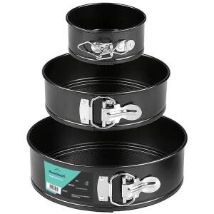 Afbeelding van Springvorm Rond Set van 3 stuks – Bakvormen - 10cm - 8cm - 23cm - Sprinvormen Metaal - 37f0 8750 4abe a8cf