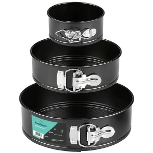 Afbeelding van Springvorm Rond Set van 3 stuks – Bakvormen - 10cm - 8cm - 23cm - Sprinvormen Metaal - 37f0 8750 4abe a8cf