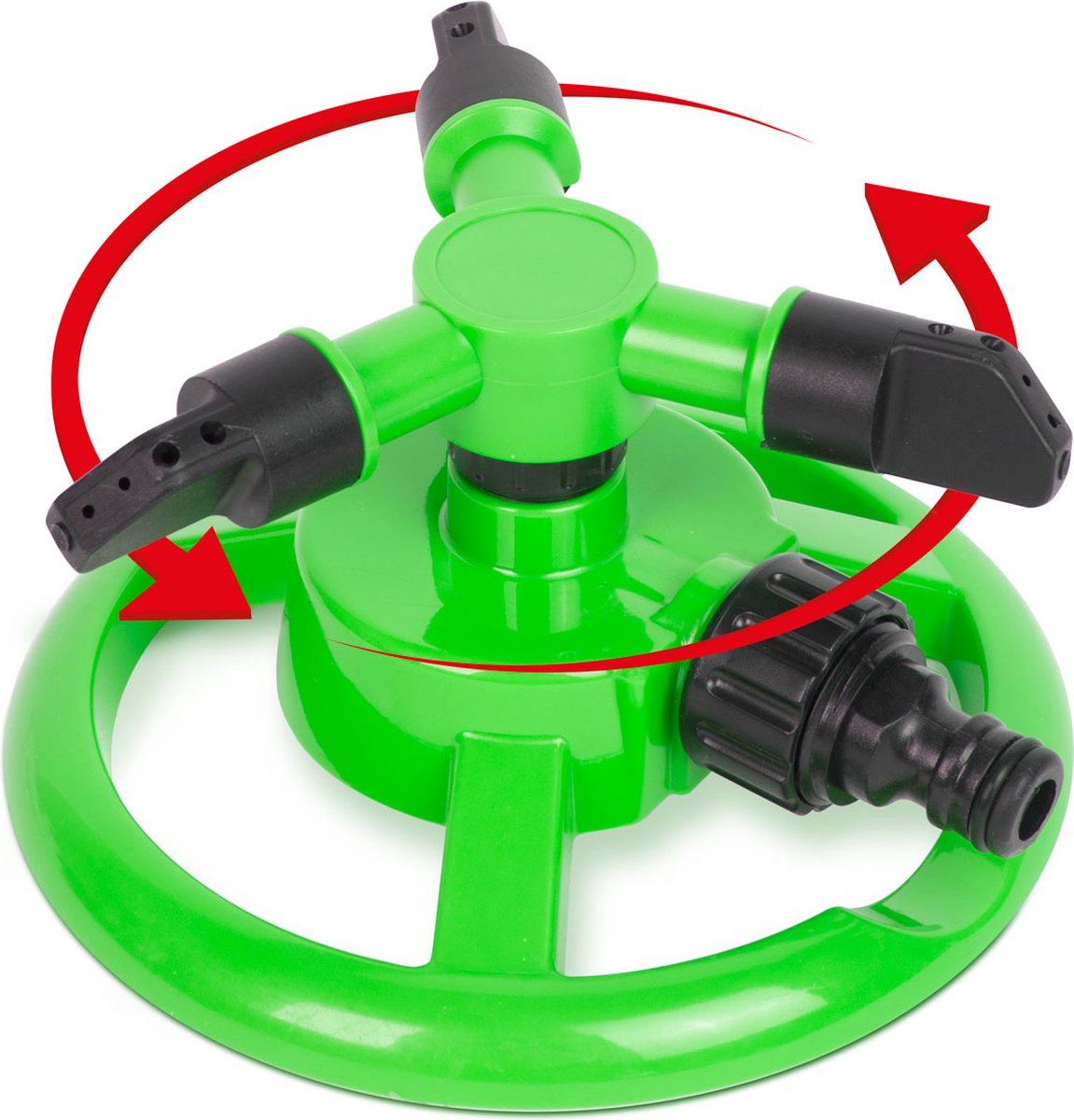 Afbeelding van Garden of Eden - Tuinsproeier Cirkelsproeier - 3-weg Sprinkler - 360° met instelbare hoek - Watersproeier -